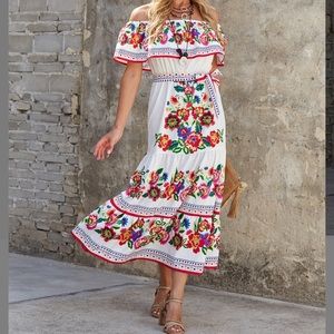 NWOT Multicolor dress